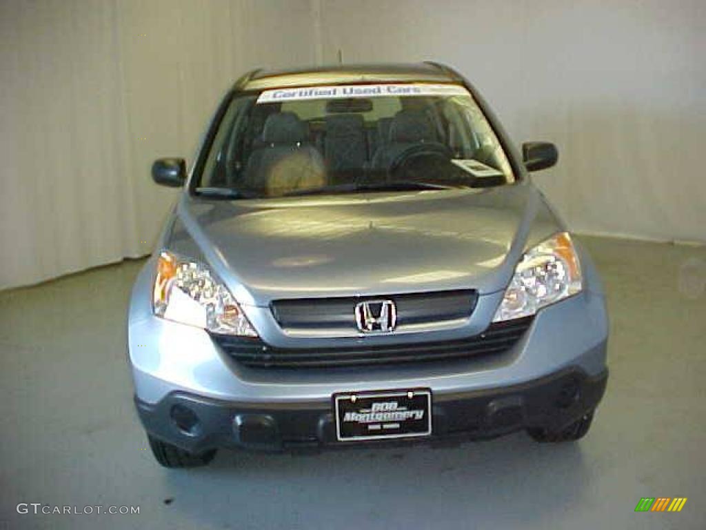 2007 CR-V LX 4WD - Glacier Blue Metallic / Gray photo #2