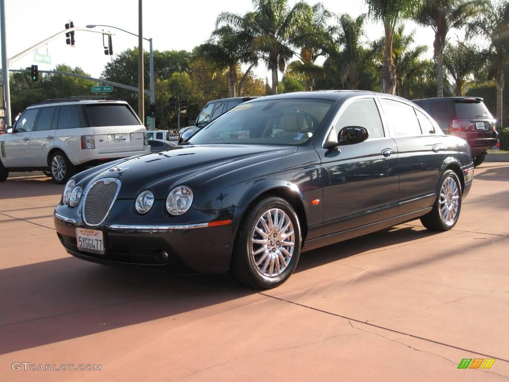 2006 S-Type 4.2 - Midnight Blue Metallic / Ivory photo #1