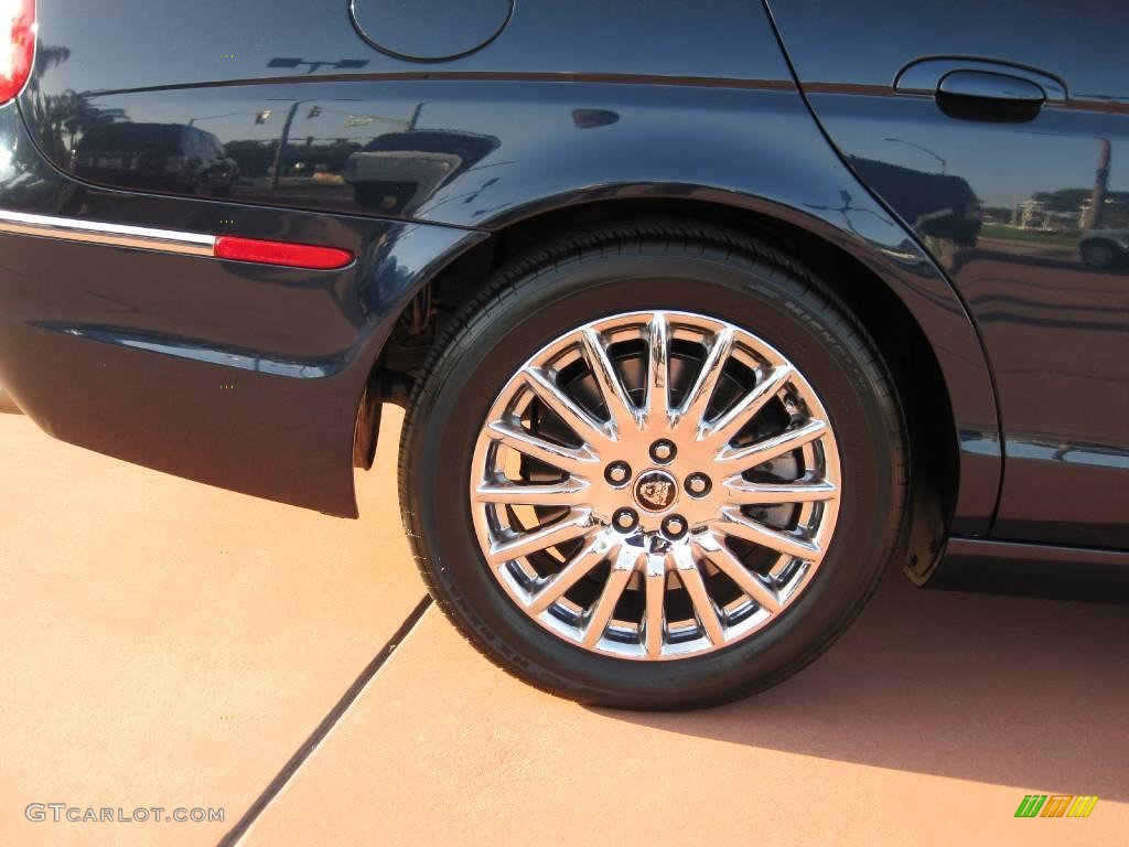 2006 S-Type 4.2 - Midnight Blue Metallic / Ivory photo #9
