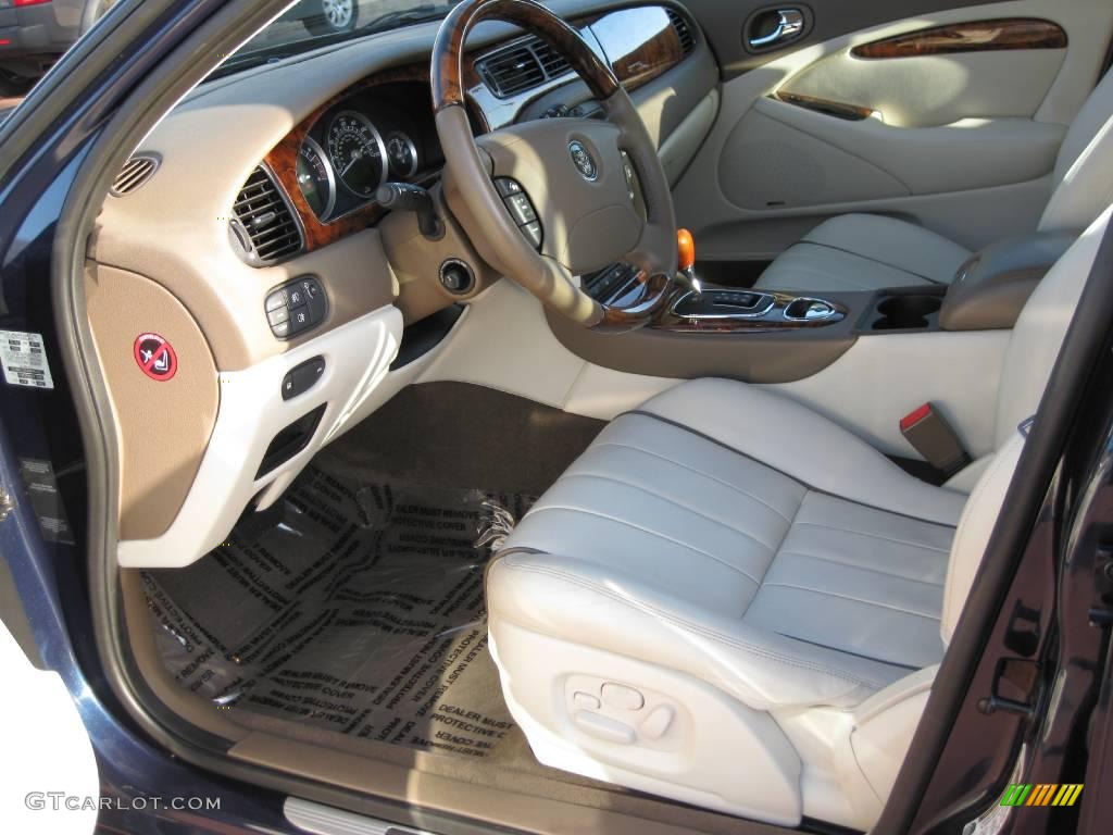 2006 S-Type 4.2 - Midnight Blue Metallic / Ivory photo #12