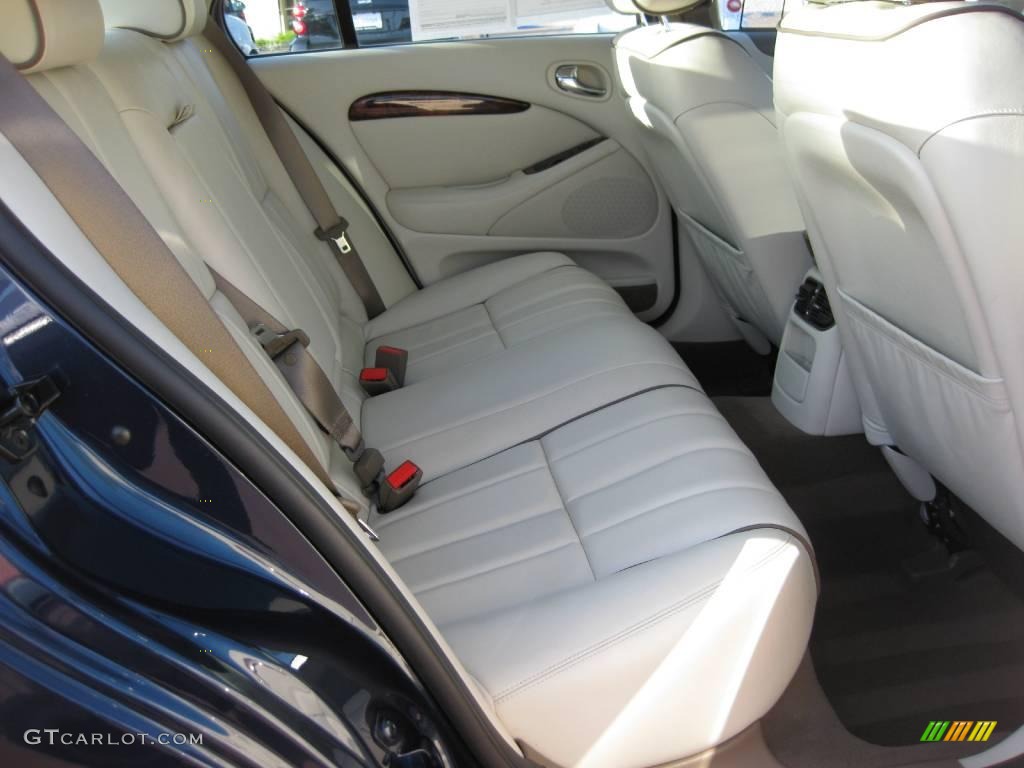 2006 S-Type 4.2 - Midnight Blue Metallic / Ivory photo #14