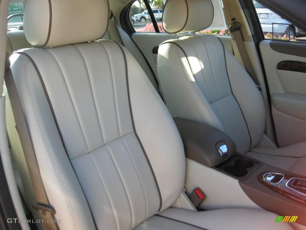 2006 S-Type 4.2 - Midnight Blue Metallic / Ivory photo #16