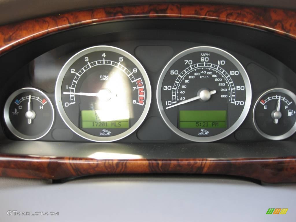 2006 S-Type 4.2 - Midnight Blue Metallic / Ivory photo #19