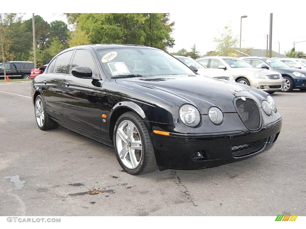 Ebony Black Jaguar S-Type