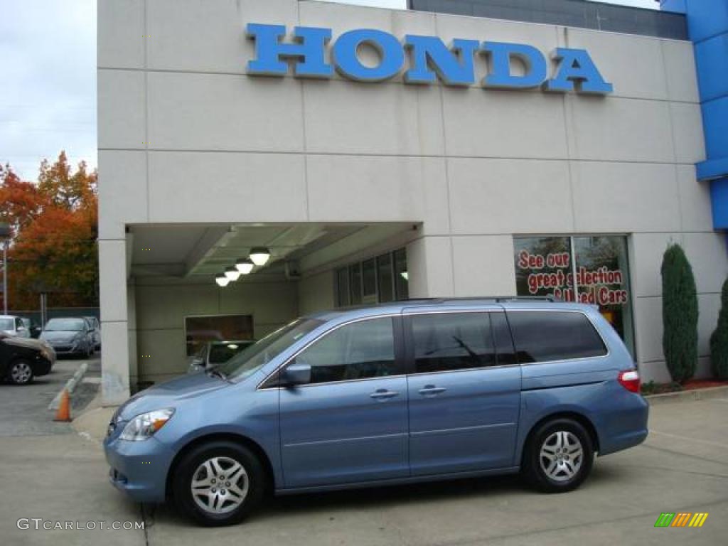 2007 Odyssey EX-L - Ocean Mist Metallic / Gray photo #1