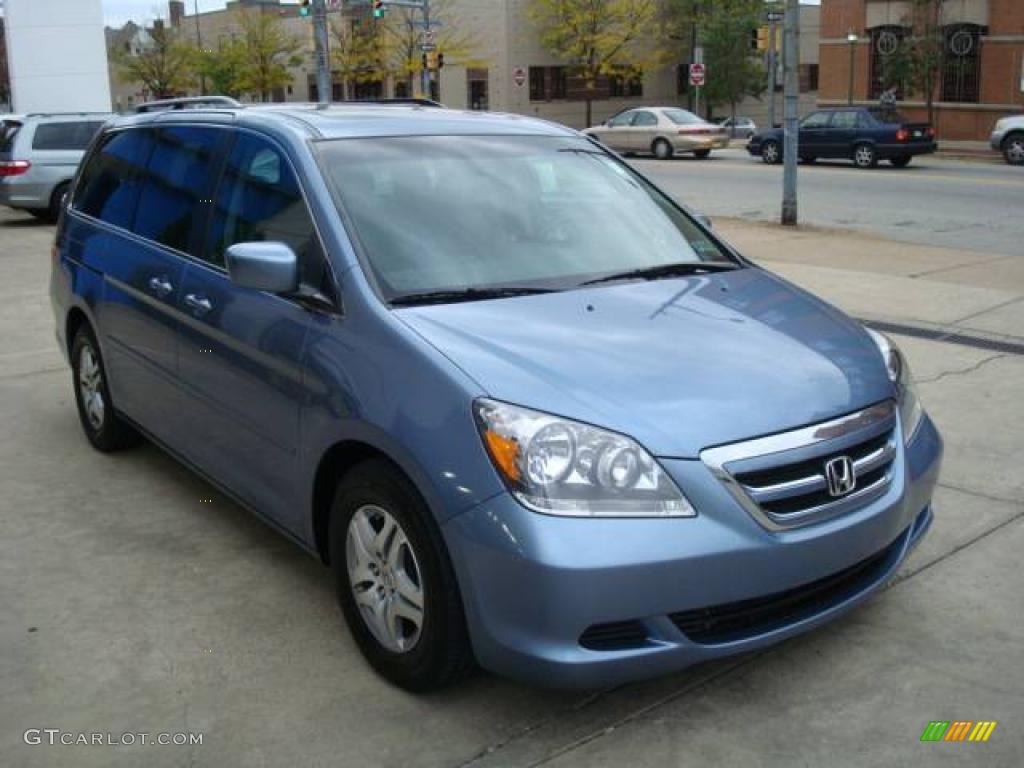 2007 Odyssey EX-L - Ocean Mist Metallic / Gray photo #6