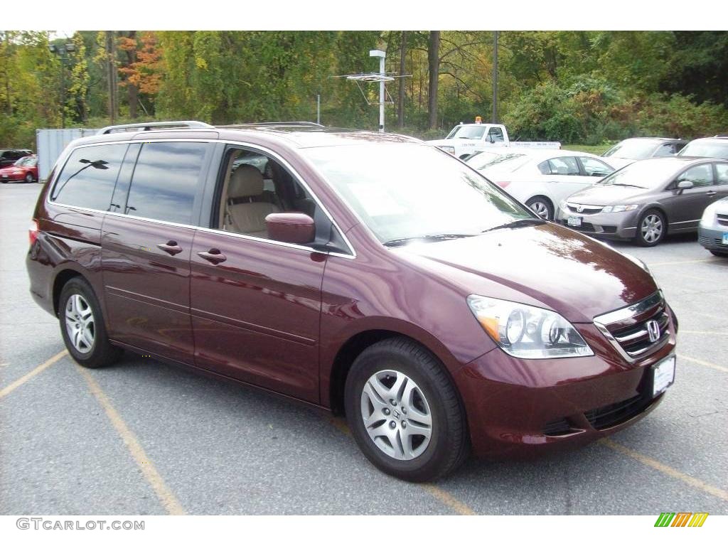 Dark Cherry Pearl Honda Odyssey