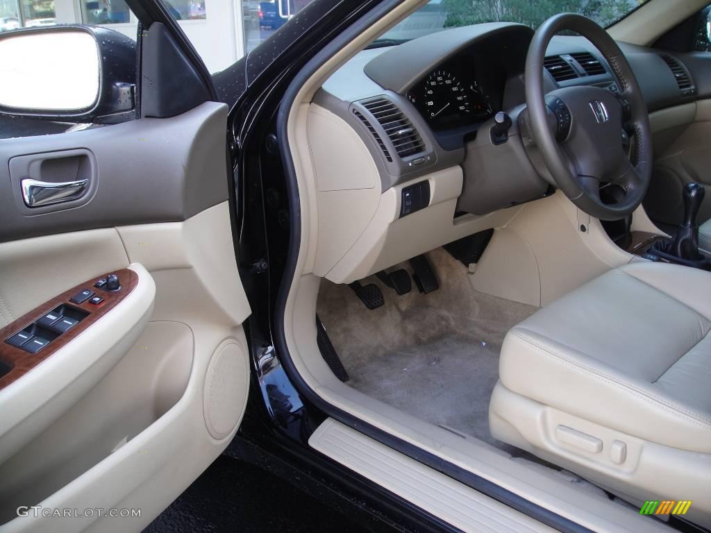 2006 Accord EX-L Sedan - Nighthawk Black Pearl / Ivory photo #10