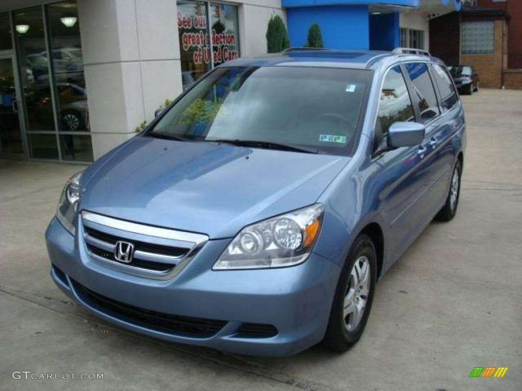 2007 Odyssey EX-L - Ocean Mist Metallic / Gray photo #8