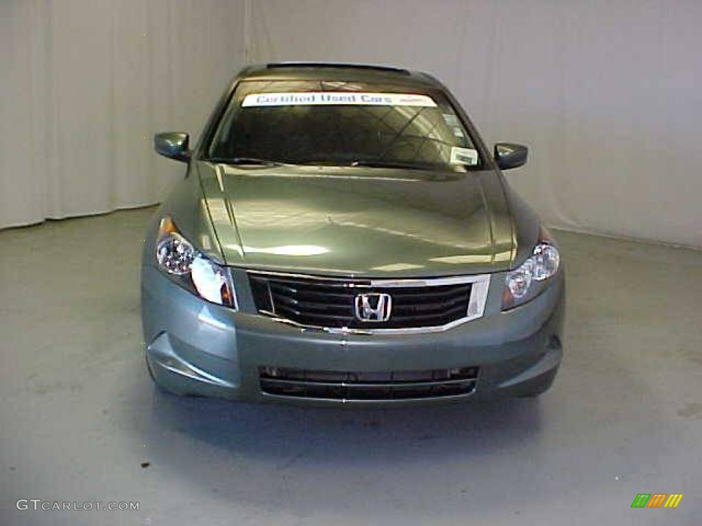 2008 Accord EX Sedan - Mystic Green Metallic / Black photo #2