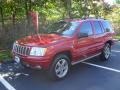 2002 Inferno Red Tinted Pearlcoat Jeep Grand Cherokee Overland 4x4  photo #1