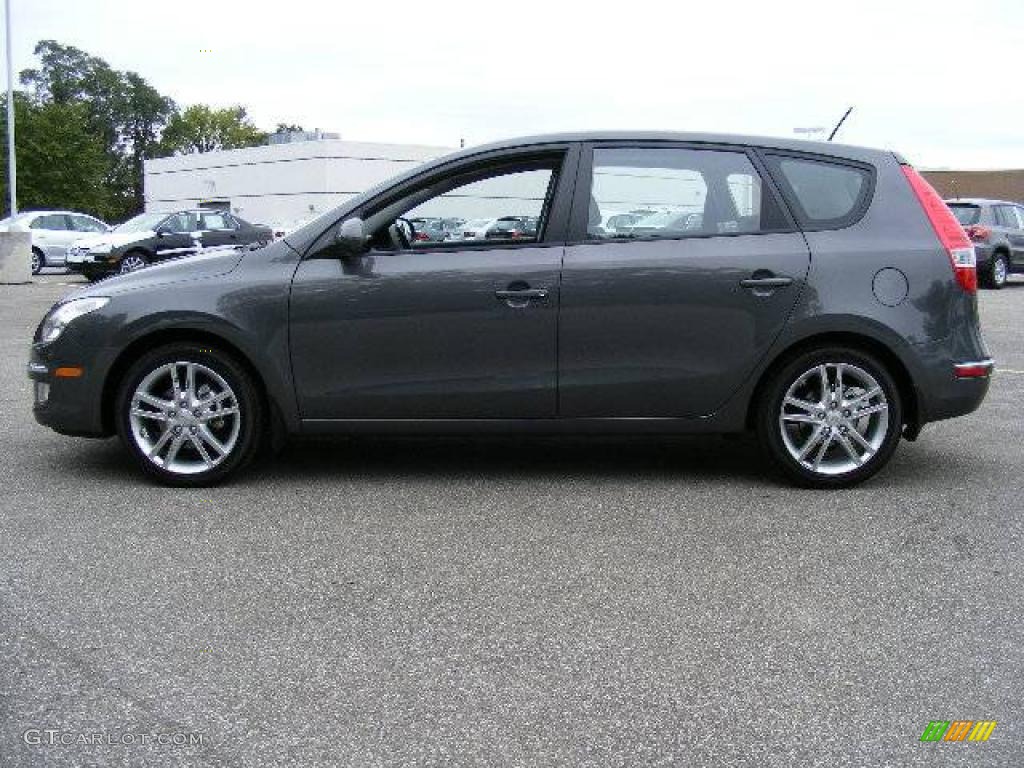2009 Elantra Touring - Carbon Gray / Black photo #2