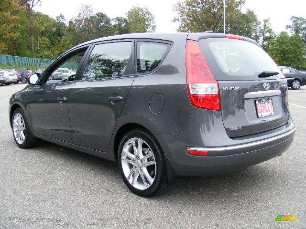 2009 Elantra Touring - Carbon Gray / Black photo #3