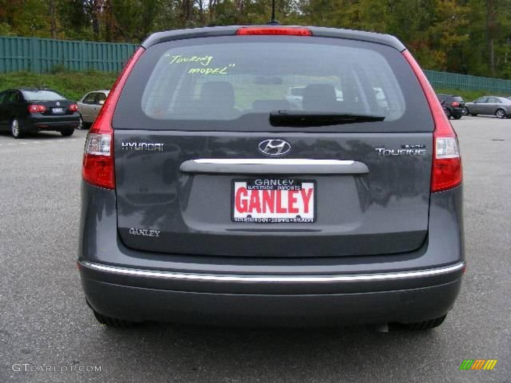 2009 Elantra Touring - Carbon Gray / Black photo #4