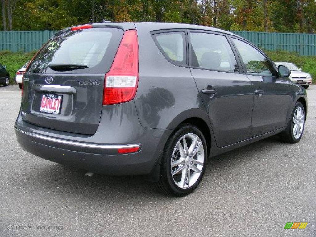 2009 Elantra Touring - Carbon Gray / Black photo #5