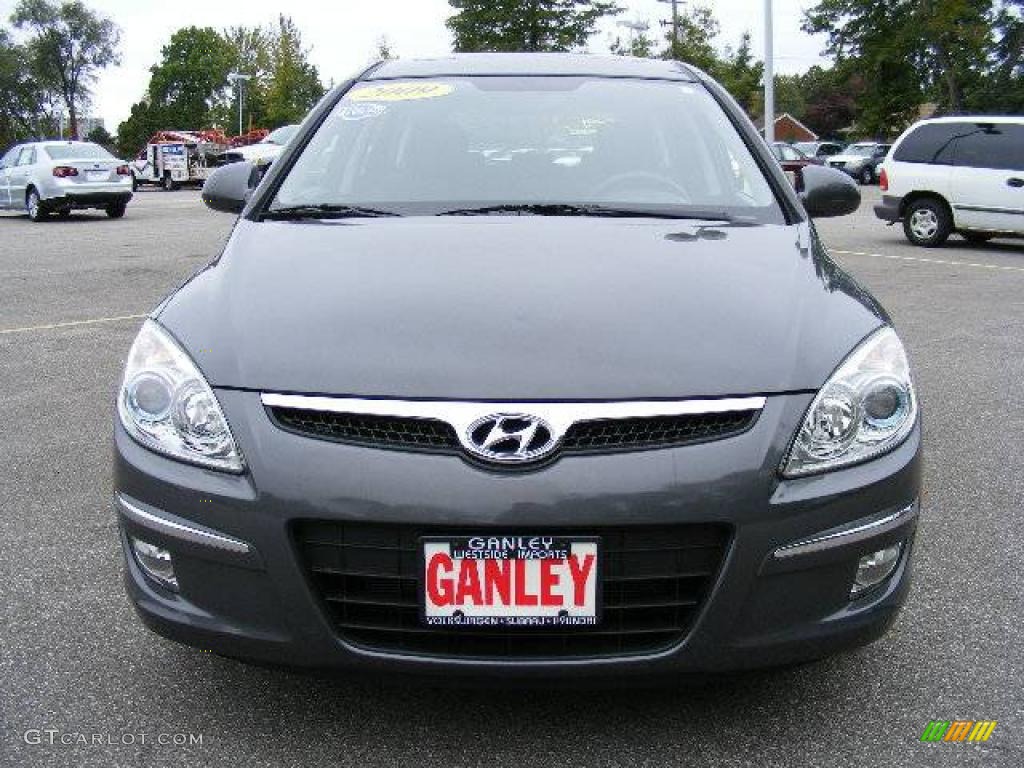 2009 Elantra Touring - Carbon Gray / Black photo #8