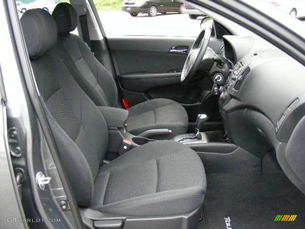 2009 Elantra Touring - Carbon Gray / Black photo #13