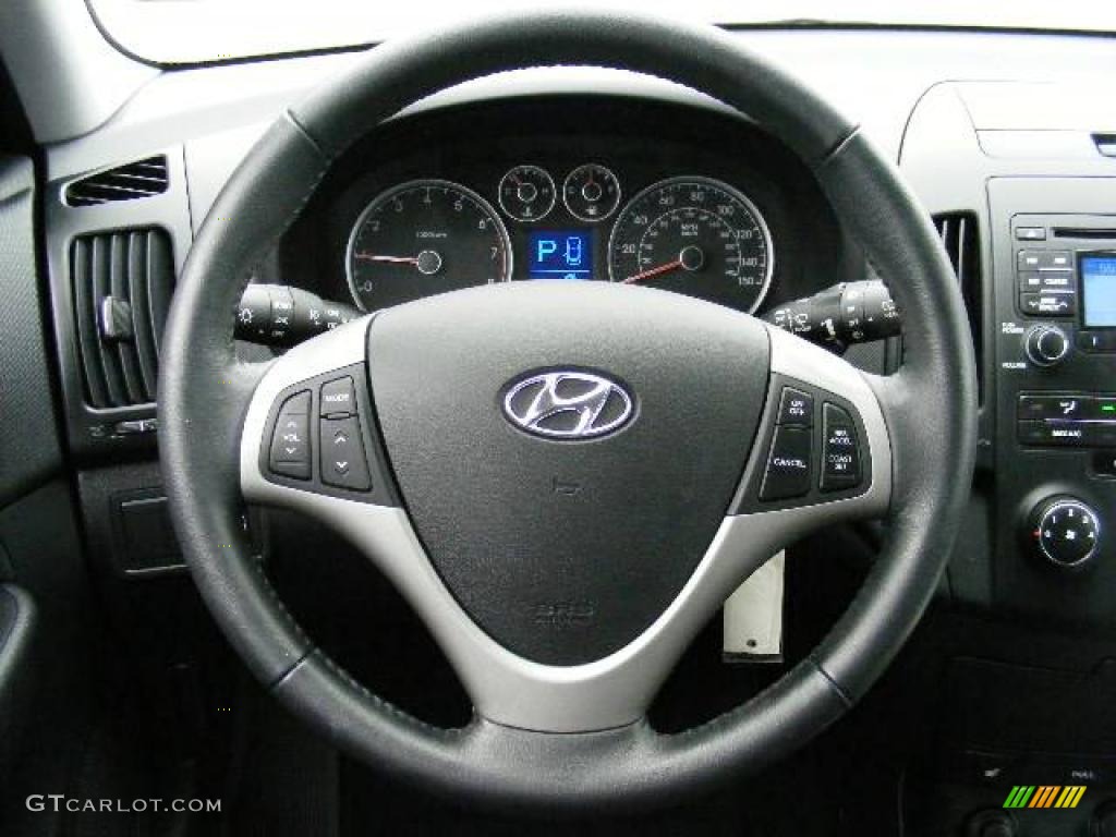 2009 Elantra Touring - Carbon Gray / Black photo #15