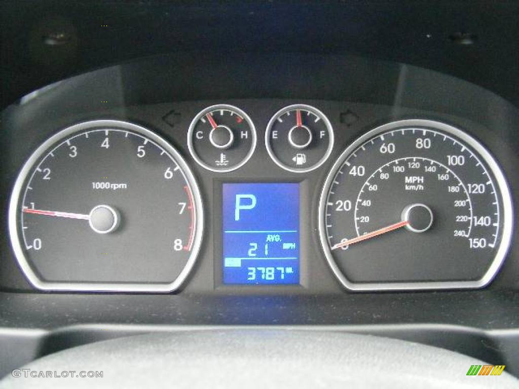 2009 Elantra Touring - Carbon Gray / Black photo #16