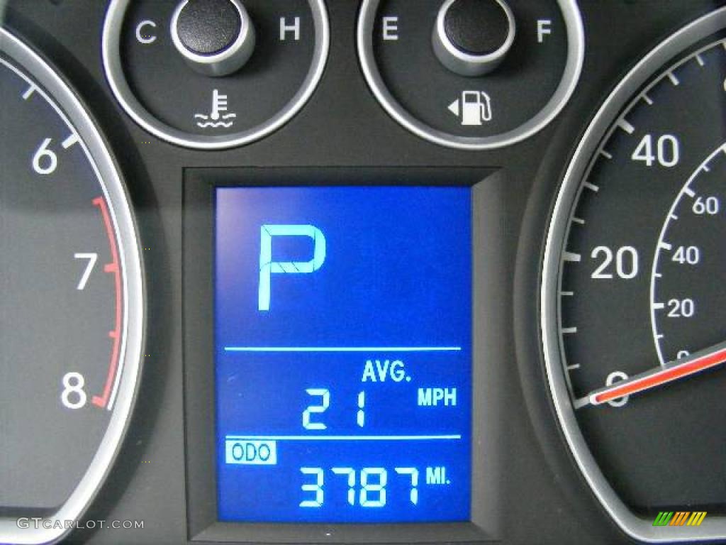 2009 Elantra Touring - Carbon Gray / Black photo #17