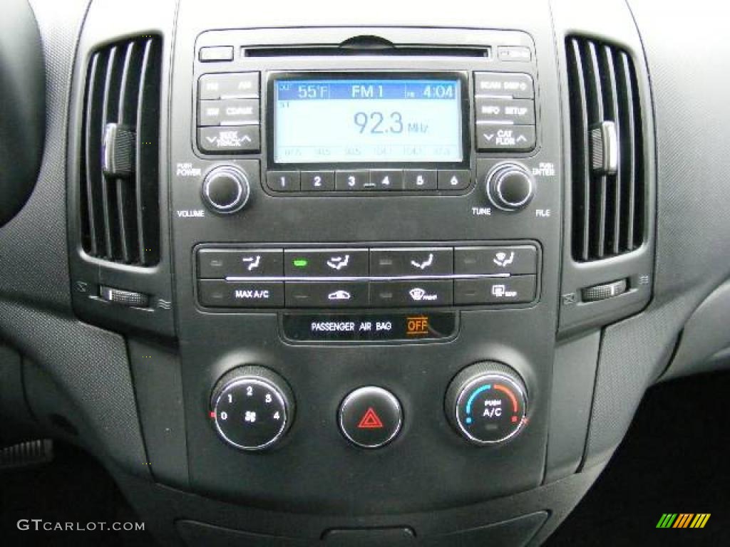 2009 Elantra Touring - Carbon Gray / Black photo #18