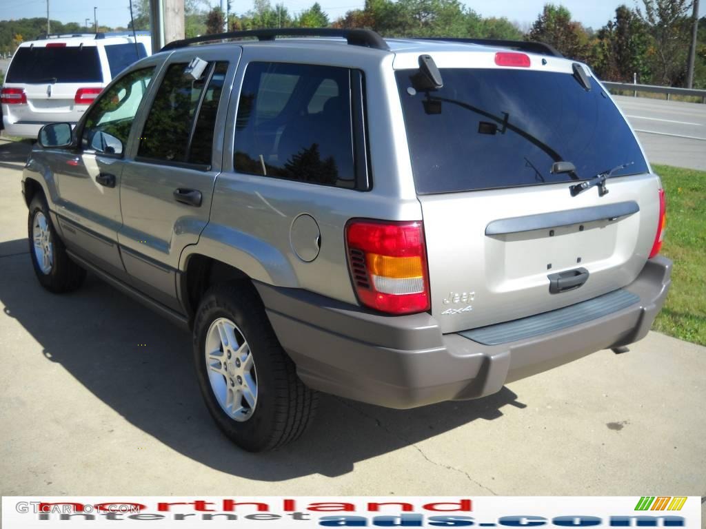 2003 Grand Cherokee Laredo 4x4 - Light Pewter Metallic / Dark Slate Gray photo #4