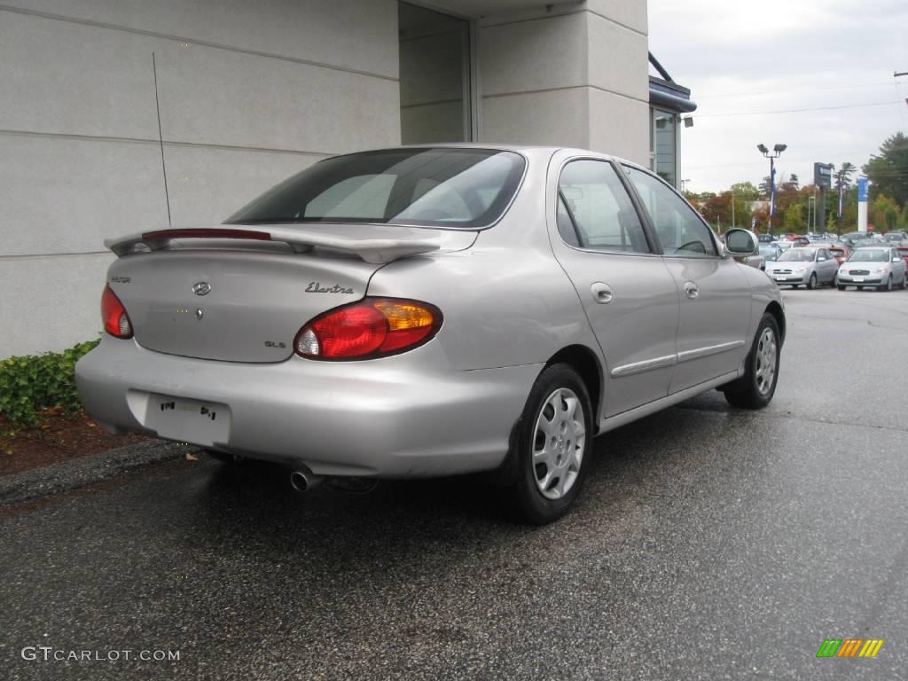 2000 Elantra GLS Sedan - Sandalwood / Gray photo #3