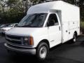 2002 Summit White Chevrolet Express Cutaway 3500 Commercial Van  photo #3
