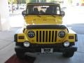 2006 Solar Yellow Jeep Wrangler Unlimited Rubicon 4x4  photo #8