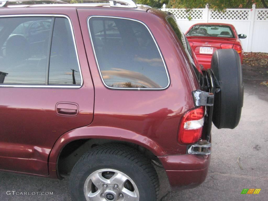 2002 Sportage 4x4 - Pepper Red / Gray photo #10