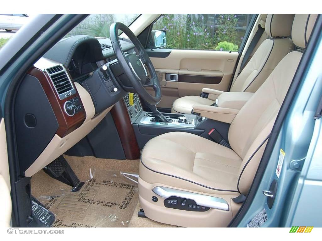 2008 Range Rover V8 HSE - Lucerne Green Metallic / Sand photo #6