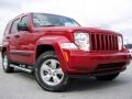 2010 Inferno Red Crystal Pearl Jeep Liberty Sport 4x4  photo #1