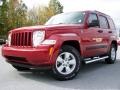 2010 Inferno Red Crystal Pearl Jeep Liberty Sport 4x4  photo #5