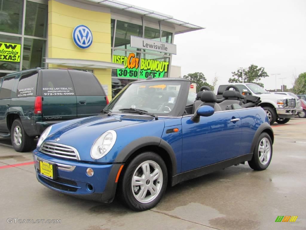 2006 Cooper Convertible - Hyper Blue Metallic / Space Gray/Panther Black photo #1