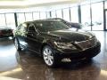 Obsidian Black - LS 600h L Hybrid Photo No. 7