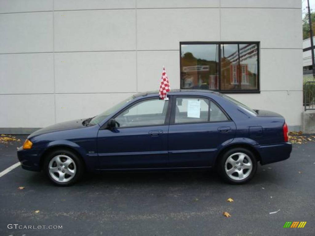 Midnight Blue Mica Mazda Protege