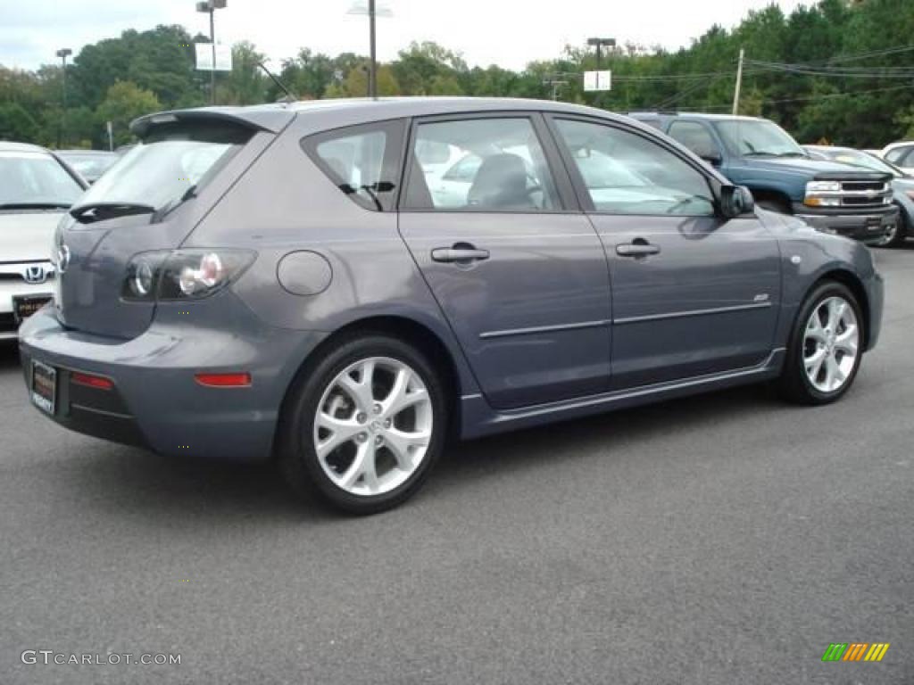 2008 MAZDA3 s Sport Hatchback - Galaxy Gray Mica / Gray photo #5