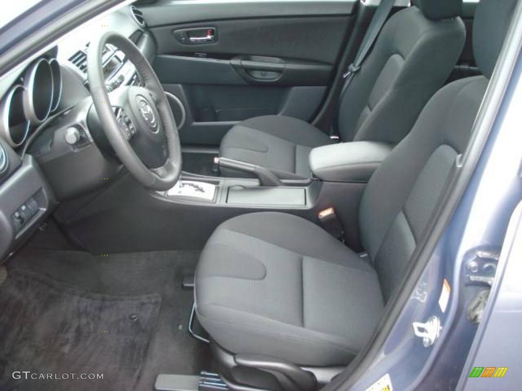 2008 MAZDA3 s Sport Hatchback - Galaxy Gray Mica / Gray photo #9