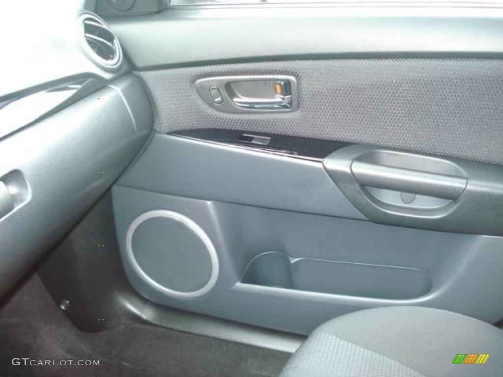 2008 MAZDA3 s Sport Hatchback - Galaxy Gray Mica / Gray photo #19