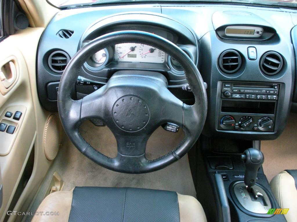 2000 Eclipse GT Coupe - Primal Red Pearl / Beige photo #20