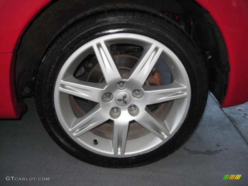 2007 Eclipse GT Coupe - Pure Red / Dark Charcoal photo #3