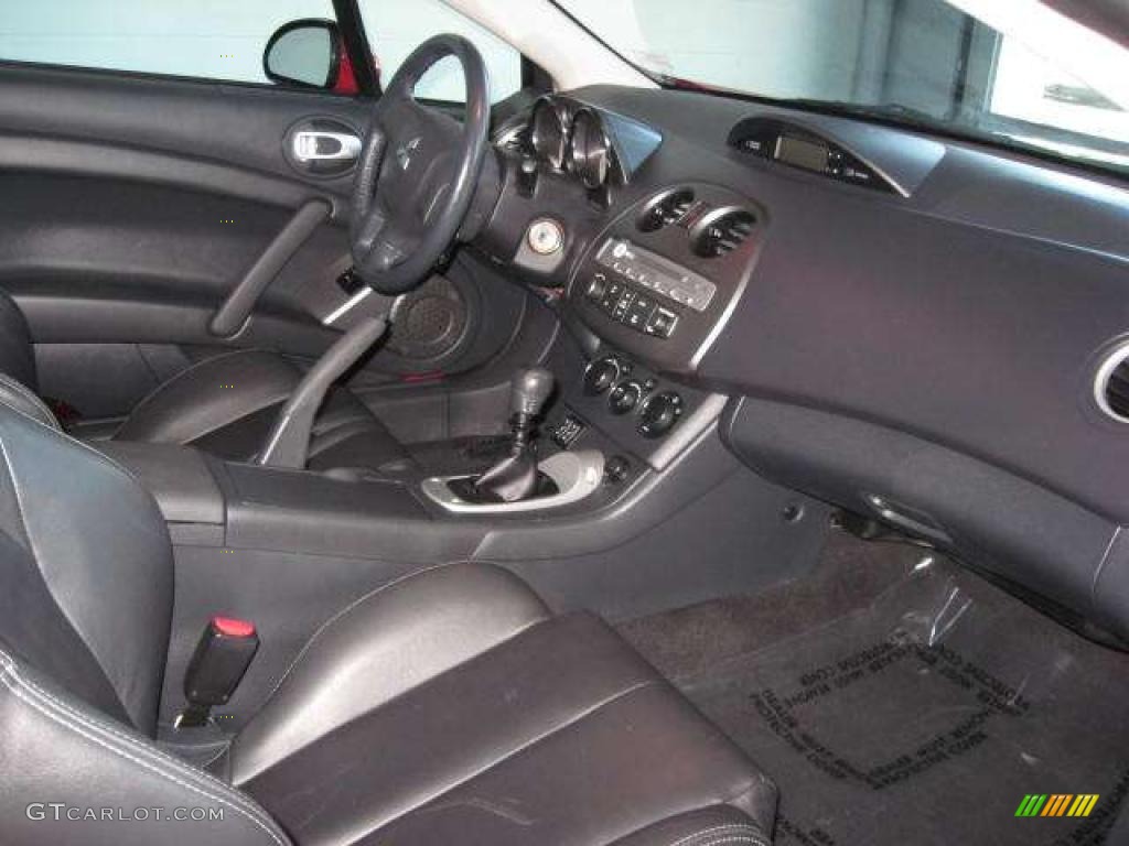 2007 Eclipse GT Coupe - Pure Red / Dark Charcoal photo #8