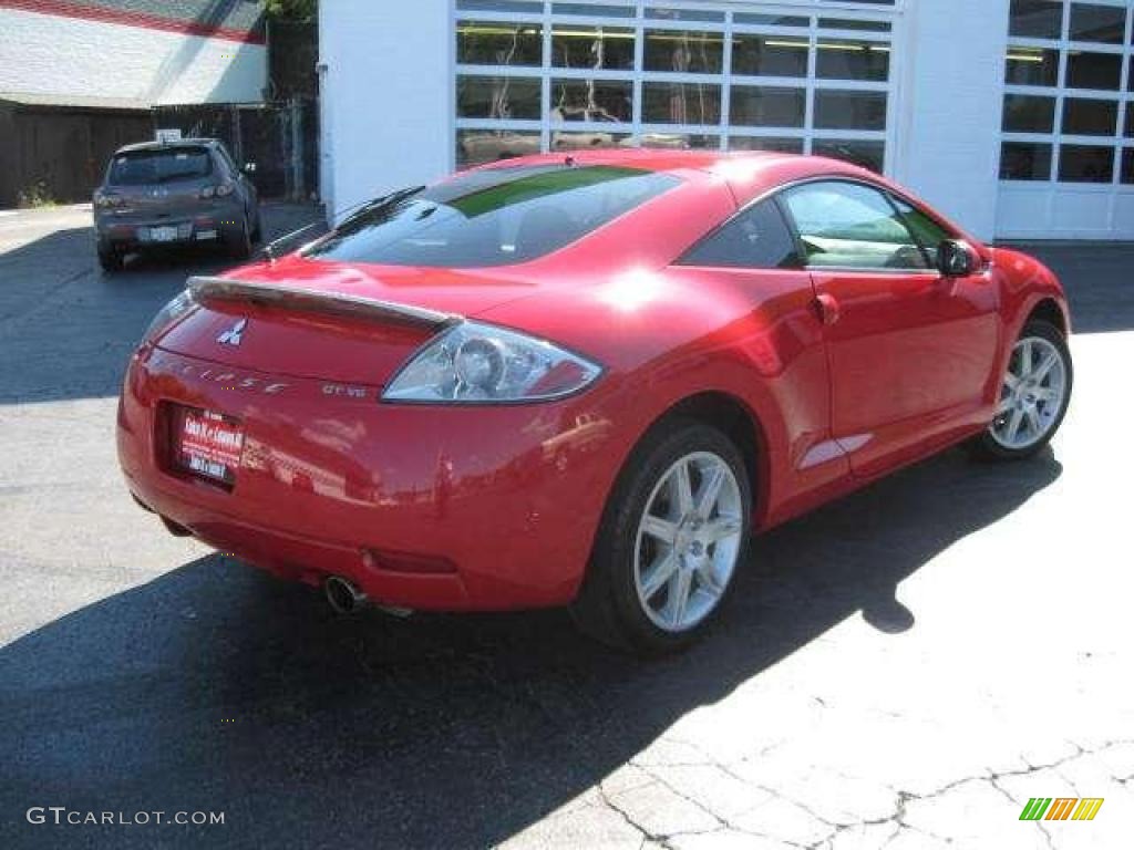 2007 Eclipse GT Coupe - Pure Red / Dark Charcoal photo #13