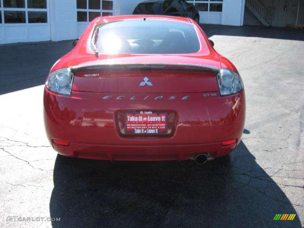 2007 Eclipse GT Coupe - Pure Red / Dark Charcoal photo #14