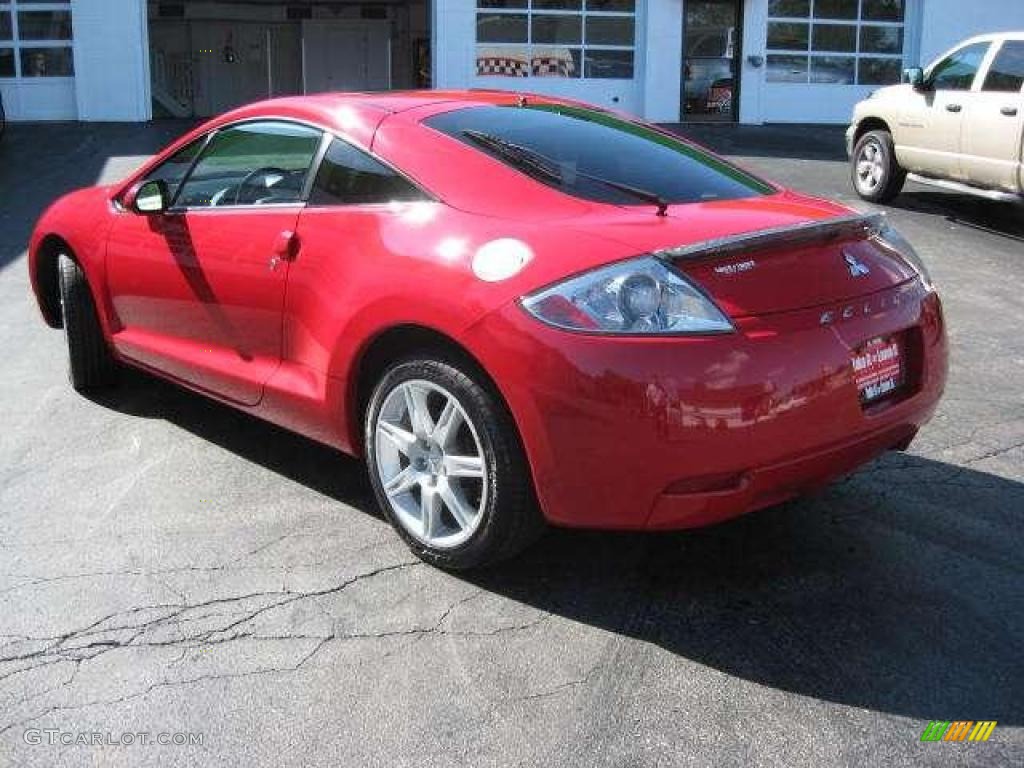 2007 Eclipse GT Coupe - Pure Red / Dark Charcoal photo #15