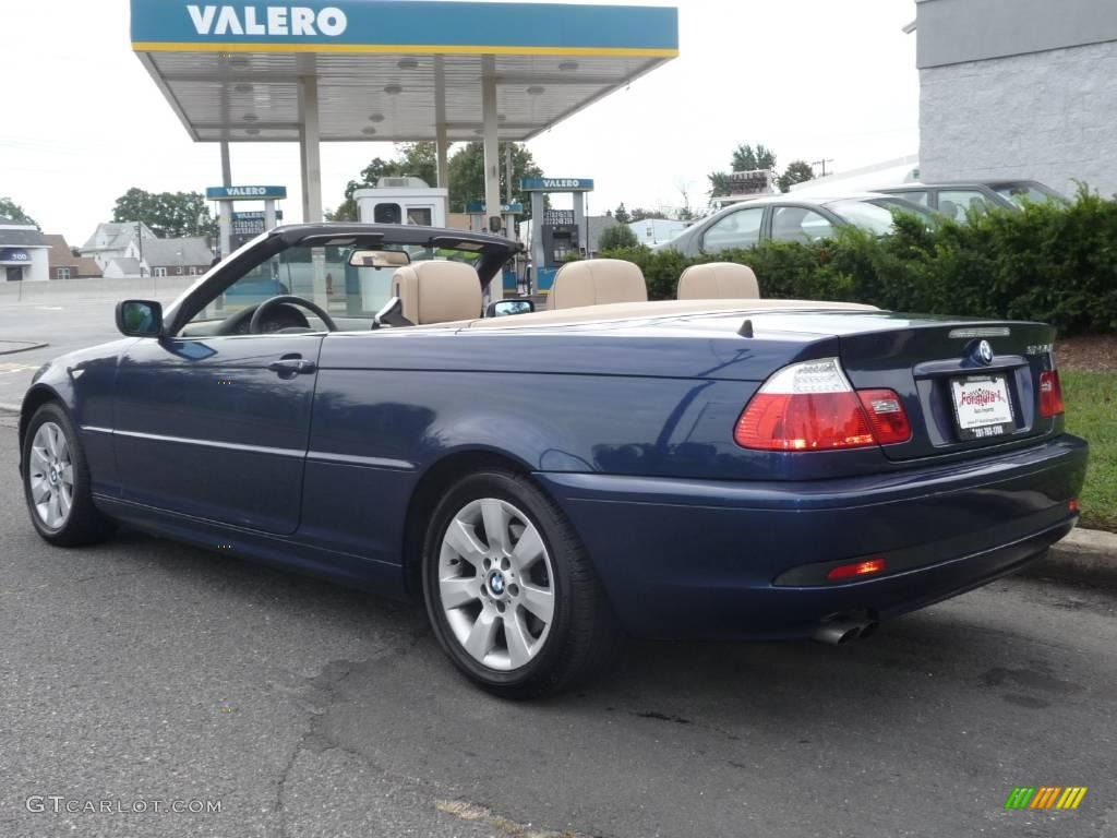 2006 3 Series 325i Convertible - Mystic Blue Metallic / Sand photo #4