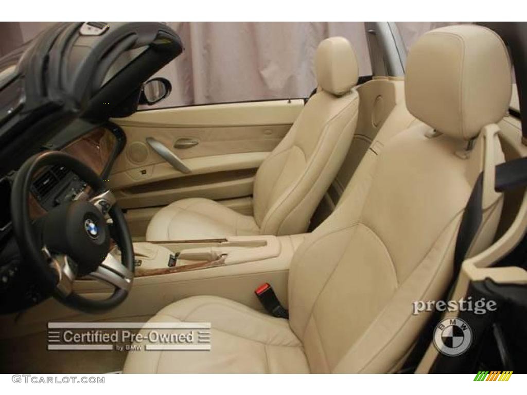 2006 Z4 3.0i Roadster - Jet Black / Beige photo #5