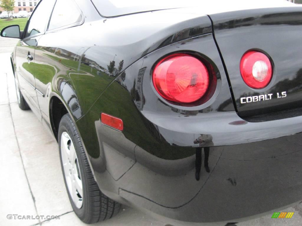 2006 Cobalt LS Coupe - Black / Gray photo #8