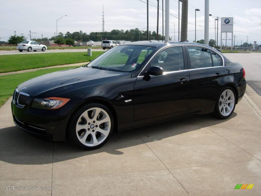 2007 3 Series 335i Sedan - Jet Black / Black photo #1