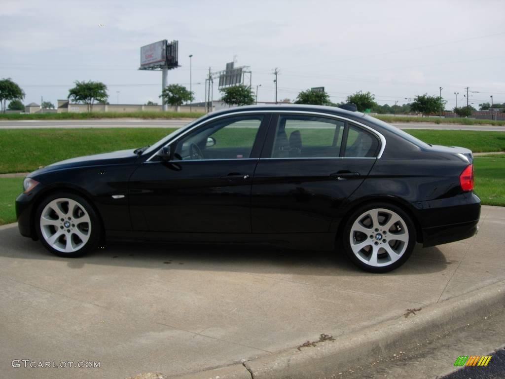 2007 3 Series 335i Sedan - Jet Black / Black photo #6